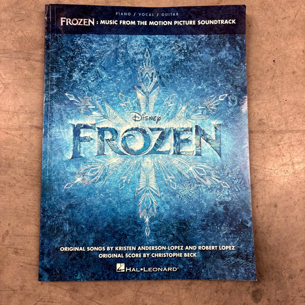 Disney Frozen Piano Vocal Guitar Sheet Music Songbook Hal Leonard HL00126542